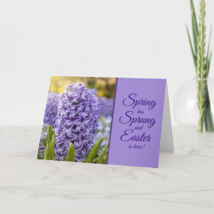 Cartes Pour Fêtes Annuelles Bonne Pâques Pour N'Importe Qui Belle Hyacinthe Vi