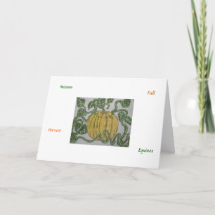 Cartes Pour Fêtes Annuelles Bonne récolte !