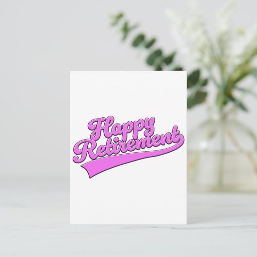 Cartes Pour Fêtes Annuelles Bonne retraite (Debout devant)