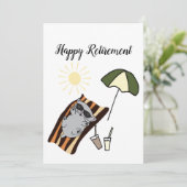 Cartes Pour Fêtes Annuelles Bonne retraite (Debout devant)