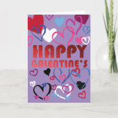 Cartes Pour Fêtes Annuelles Bonne Saint-Galentin (Devant)