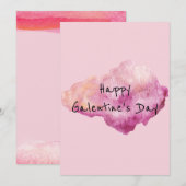 Cartes Pour Fêtes Annuelles Bonne Saint-Galentin. (Devant / Derrière)