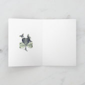 Cartes Pour Fêtes Annuelles "Bonne Saint Patrick" Shamrock (Intérieur)