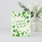 Cartes Pour Fêtes Annuelles Bonne Saint Patrick's Day Irish Blessings (Debout devant)