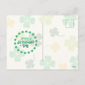 Cartes Pour Fêtes Annuelles Bonne Saint Patrick's Day Irish Blessings (Dos)