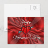 Cartes Pour Fêtes Annuelles Bonne Saint Valentin&apos ; s Day (Devant / Derrière)