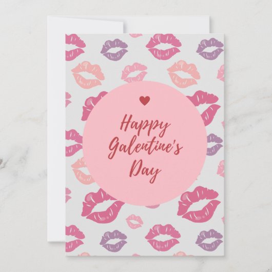 Cartes Pour Fêtes Annuelles Bonne Saint-Valentin de Galentine (Devant)