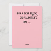 Cartes Pour Fêtes Annuelles Bonne Saint-Valentin de Galentine (Dos)