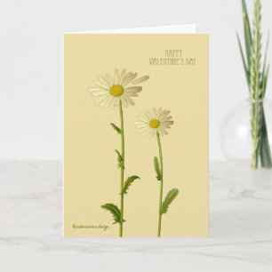 Cartes Pour Fêtes Annuelles Bonne Saint Valentin - marguerites