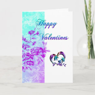 Cartes Pour Fêtes Annuelles Bonne Saint Valentin (violet)