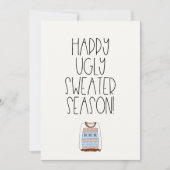 Cartes Pour Fêtes Annuelles Bonne saison hideuse de pull amusant (Devant)