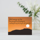 Cartes Pour Fêtes Annuelles bonne soirée (Debout devant)