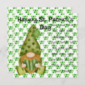 Cartes Pour Fêtes Annuelles Bonne St. Pat (Devant / Derrière)