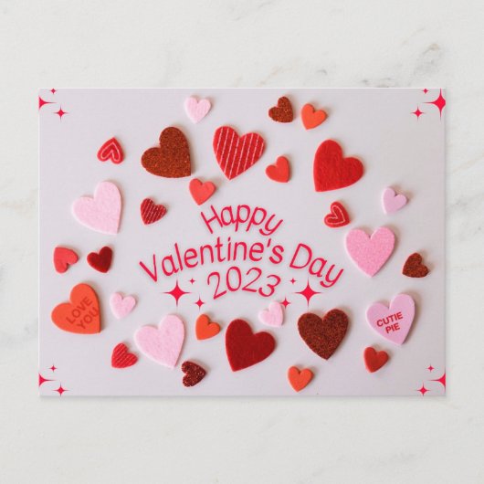 Cartes Pour Fêtes Annuelles Bonne Valentine (Devant)