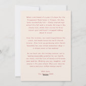 Cartes Pour Fêtes Annuelles Bonnes bouchées manuscrites fantaisie Noël (Dos)