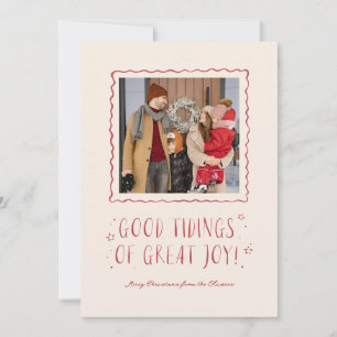 Cartes Pour Fêtes Annuelles Bonnes bouchées manuscrites fantaisie Noël
