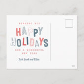 CARTES POUR FÊTES ANNUELLES BONNES FÊTES (Dos)