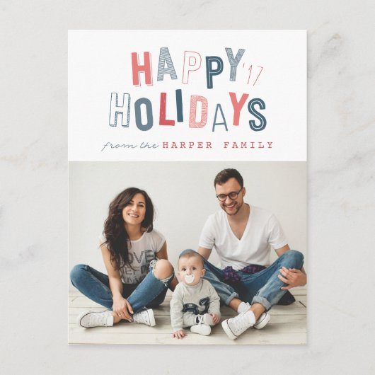 CARTES POUR FÊTES ANNUELLES BONNES FÊTES (Devant)