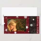 Cartes Pour Fêtes Annuelles Bonnes fêtes ! (Devant / Derrière)