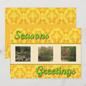 Cartes Pour Fêtes Annuelles Bonnes Fêtes (Devant / Derrière)