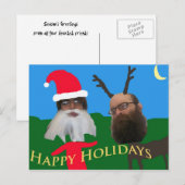 Cartes Pour Fêtes Annuelles bonnes fêtes 1 (Devant / Derrière)