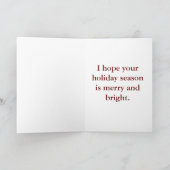 Cartes Pour Fêtes Annuelles Bonnes fêtes avec Elf (Intérieur)