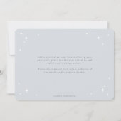 Cartes Pour Fêtes Annuelles Bonnes Fêtes bleu pâle Étoiles rétro Appartement (Dos)