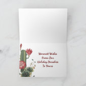 Cartes Pour Fêtes Annuelles Bonnes Fêtes Cactus et Succulents Noël (Intérieur)