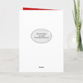 Cartes Pour Fêtes Annuelles Bonnes Fêtes Cardinal Rouge (Dos)