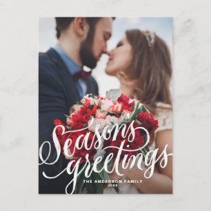 Cartes Pour Fêtes Annuelles Bonnes Fêtes Chalk Letting Photo Holiday