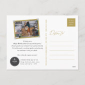 Cartes Pour Fêtes Annuelles Bonnes Fêtes Classic Seal Photo Business (Dos)