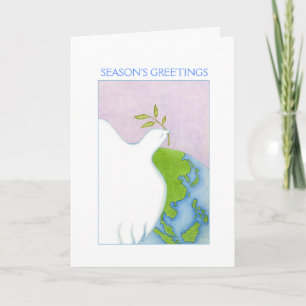 Cartes Pour Fêtes Annuelles Bonnes Fêtes de colombe