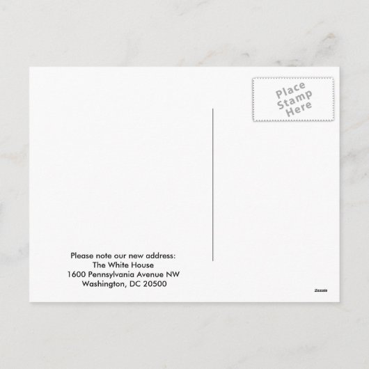 Cartes Pour Fêtes Annuelles Bonnes Fêtes de Donald et Melania (Dos)