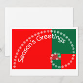 Cartes Pour Fêtes Annuelles Bonnes Fêtes de Fibonacci (Devant / Derrière)