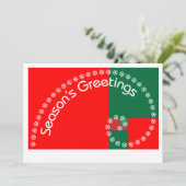 Cartes Pour Fêtes Annuelles Bonnes Fêtes de Fibonacci (Debout devant)