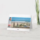 Cartes Pour Fêtes Annuelles Bonnes fêtes de la plage (Dos)