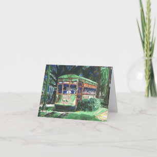 Cartes Pour Fêtes Annuelles Bonnes Fêtes de tramway de la Nouvelle-Orléans