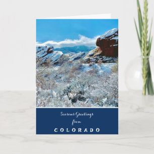 Cartes Pour Fêtes Annuelles Bonnes Fêtes du Colorado