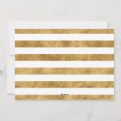 Cartes Pour Fêtes Annuelles Bonnes Fêtes Gold Script superposition photo (Dos)