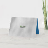 Cartes Pour Fêtes Annuelles Bonnes Fêtes modernes Silver Blue Chiropractic (Dos)