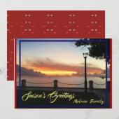 Cartes Pour Fêtes Annuelles Bonnes Fêtes Noël (Devant / Derrière)