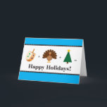 Cartes Pour Fêtes Annuelles Bonnes fêtes (Noël, Hanoukka, thanksgiving)<br><div class="desc">Grande carte pour des familles célébrant Hanoukka,  Noël,  et le thanksgiving.  Perfectionnez pour les familles interconfessionnelles !</div>