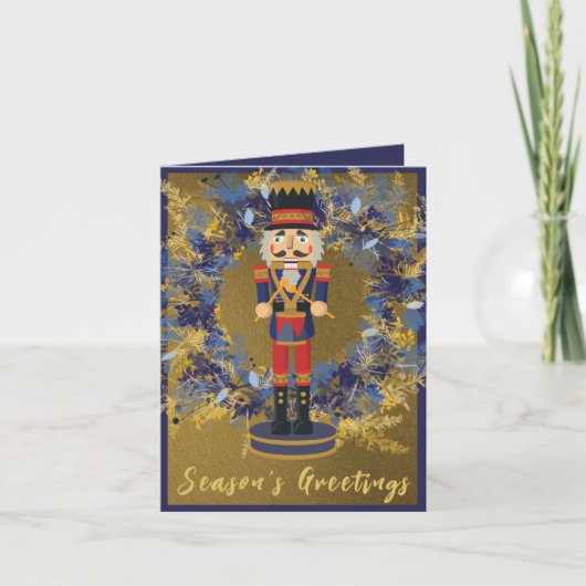 Cartes Pour Fêtes Annuelles Bonnes Fêtes Nutcracker Holiday Card (Devant)