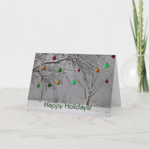 Cartes Pour Fêtes Annuelles Bonnes fêtes ! - Paysage de Milou avec des