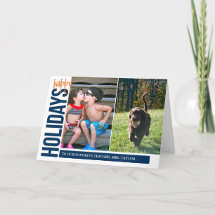 Cartes Pour Fêtes Annuelles Bonnes fêtes pour vous x2