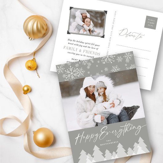 Cartes Pour Fêtes Annuelles Bonnes Fêtes Snowflakes Winter Wonderland