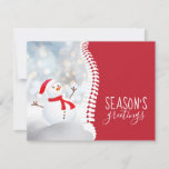 Cartes Pour Fêtes Annuelles Bonnes Fêtes Snowman Spine Chiropratique<br><div class="desc">Cet adorable petit bonhomme de neige dit des Bonnes Fêtes de votre pratique chiropratique. Personnalisez votre nom d'exercice au dos !</div>