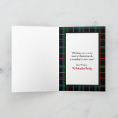 Cartes Pour Fêtes Annuelles Bonnes Fêtes Tartan Plaid Christmas Tree (Intérieur)