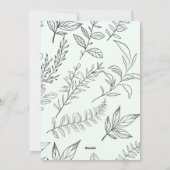 Cartes Pour Fêtes Annuelles Bonnes Fêtes vertes d'hiver (Dos)