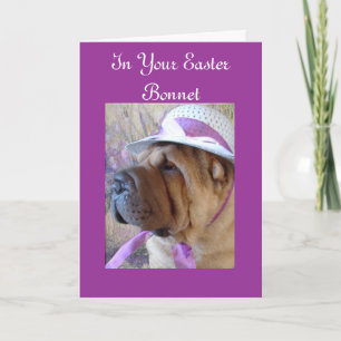 Cartes Pour Fêtes Annuelles Bonnet de Pâques